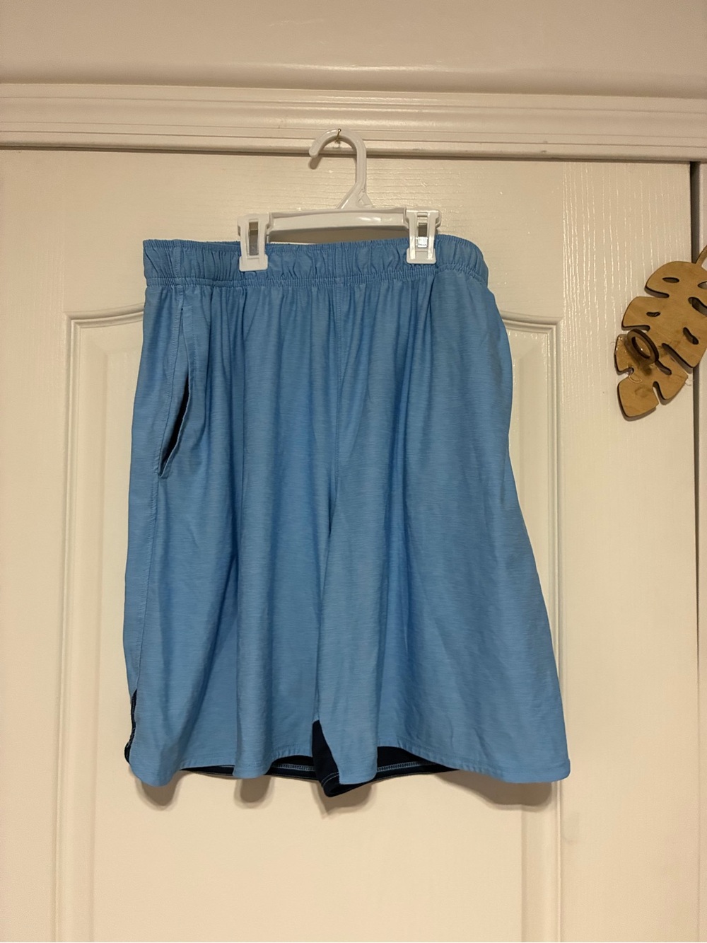 Athletic Works Light Blue Men's Athletic Shorts